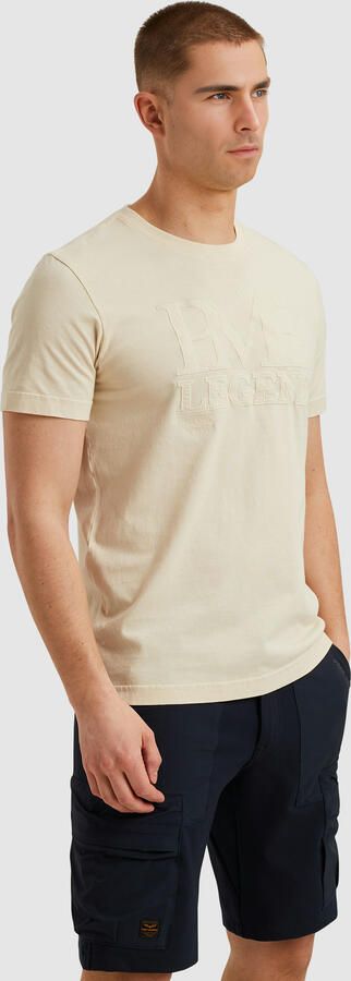 PME LEGEND Heren Polo's & T-shirts Single Jersey Gebroken Wit - Foto 8