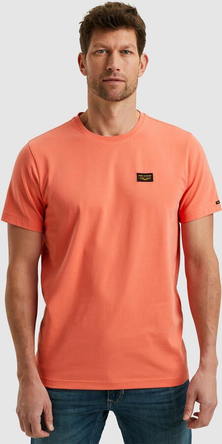 PME LEGEND Heren Polo's & T-shirts Short Sleeve R-neck Guyver Tee Koraal - Foto 5