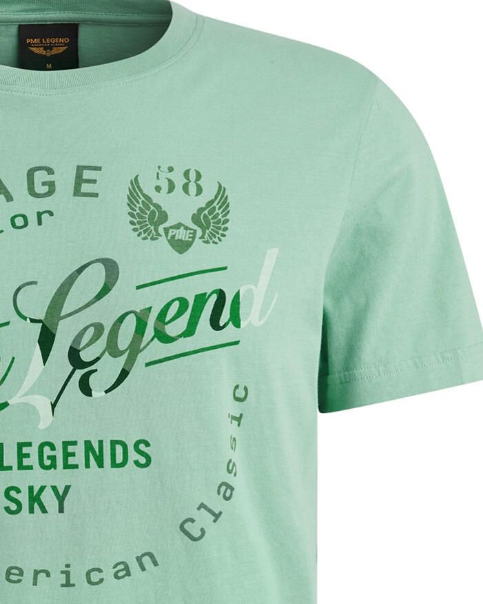 PME LEGEND Heren Polo's & T-shirts Single Jersey Package Groen - Foto 8