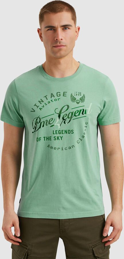 PME LEGEND Heren Polo's & T-shirts Single Jersey Package Groen - Foto 7