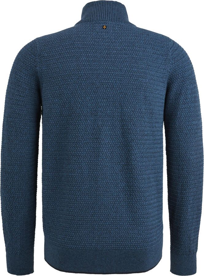 PME Legend gebreid vest ingebreid patroon blauw - Foto 4