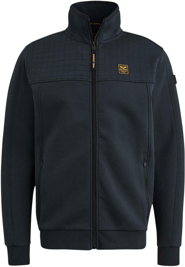 PME LEGEND Heren Jassen Zip Jacket Spacer Look Sweat Blauw - Foto 5