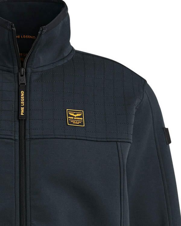 PME LEGEND Heren Jassen Zip Jacket Spacer Look Sweat Blauw - Foto 2