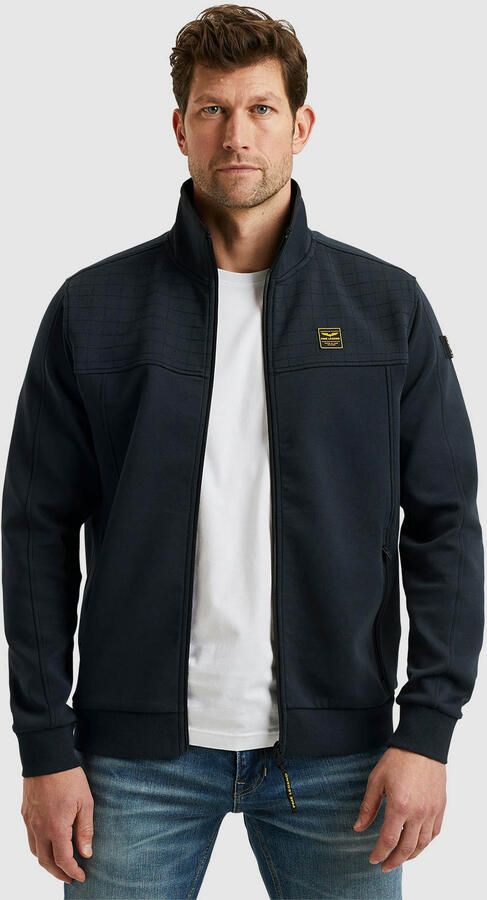 PME LEGEND Heren Jassen Zip Jacket Spacer Look Sweat Blauw - Foto 3