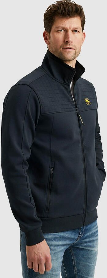 PME LEGEND Heren Jassen Zip Jacket Spacer Look Sweat Blauw - Foto 4