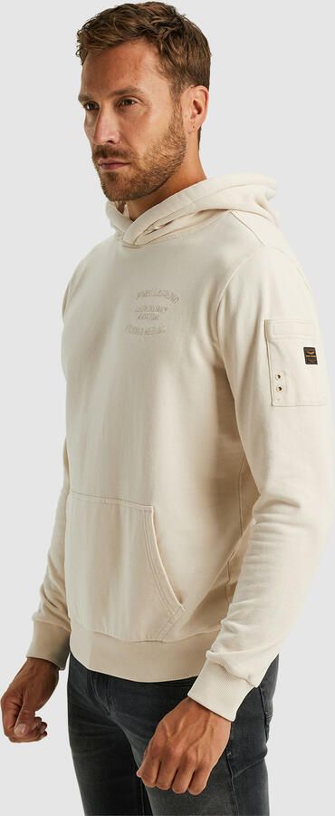 PME Legend Zachte Terry Geborstelde Hoodie Beige Heren - Foto 4
