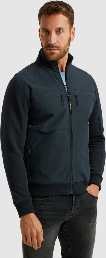 PME LEGEND Heren Jassen Zip Jacket Sweat Mixed Padded Blauw - Foto 8