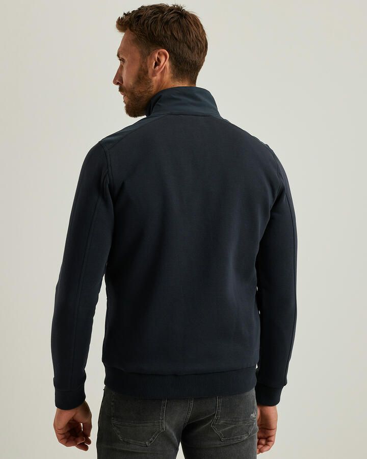 PME LEGEND Heren Jassen Zip Jacket Sweat Mixed Padded Blauw - Foto 6