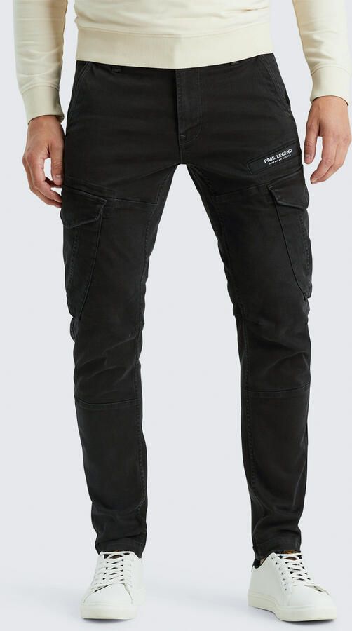 PME LEGEND Heren Broeken Nordrop Cargo Washed Black Denim Zwart - Foto 4