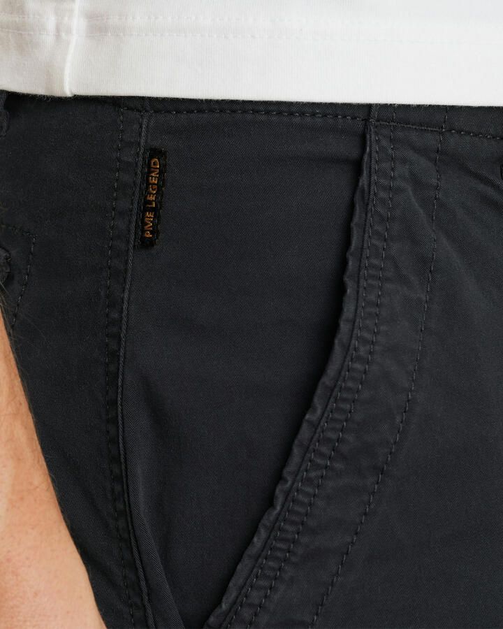 PME Legend Slim fit korte cargobroek met labelprint model 'NORDROP' - Foto 5