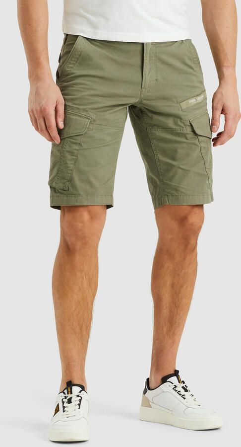 PME Legend Slim fit korte cargobroek met labelprint model 'NORDROP' - Foto 12