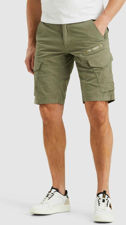 PME Legend Slim fit korte cargobroek met labelprint model 'NORDROP' - Foto 9