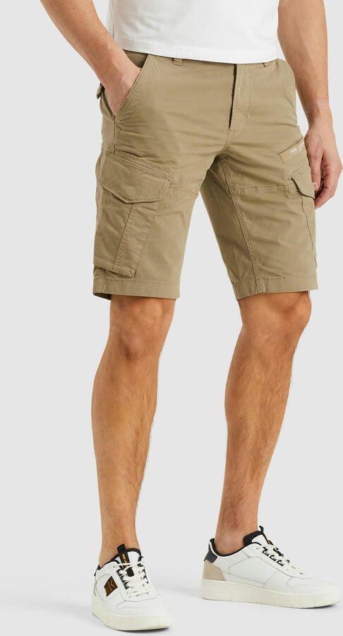 PME Legend Slim fit korte cargobroek met labelprint model 'NORDROP' - Foto 10