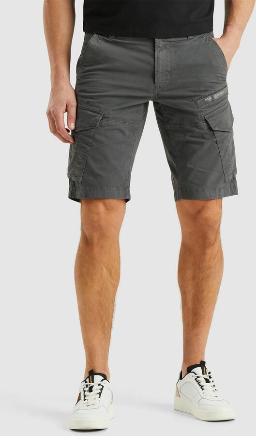 PME Legend Slim fit korte cargobroek met labelprint model 'NORDROP' - Foto 13