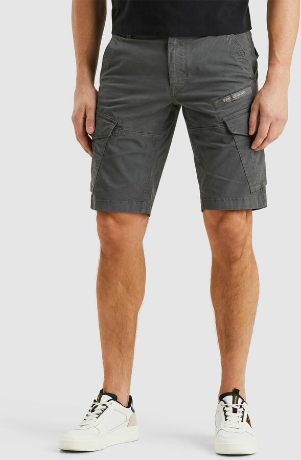 PME Legend Slim fit korte cargobroek met labelprint model 'NORDROP' - Foto 11