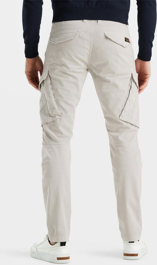 PME LEGEND Heren Broeken Nordrop Cargo Stretch Twill Lichtgrijs