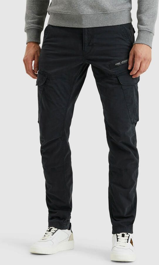 PME Legend Tapered fit cargobroek met labelprint model 'NORDROP' - Foto 5