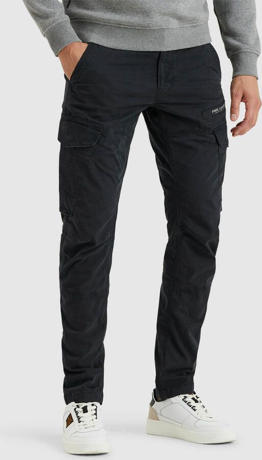 PME Legend Tapered fit cargobroek met labelprint model 'NORDROP' - Foto 4