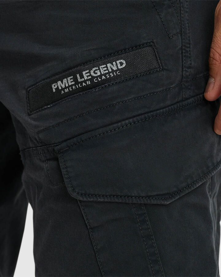 PME Legend Tapered fit cargobroek met labelprint model 'NORDROP' - Foto 2