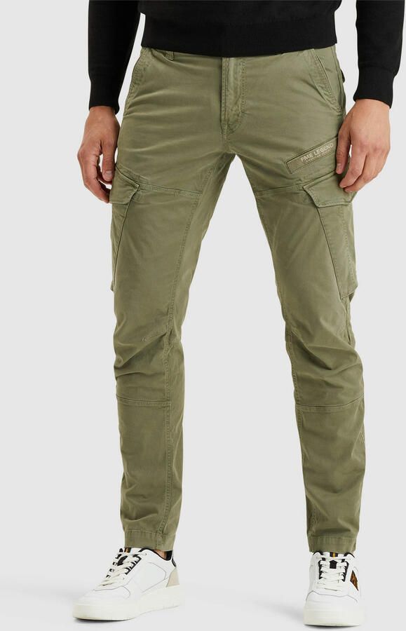 PME Legend Tapered fit cargobroek met labelprint model 'NORDROP' - Foto 13