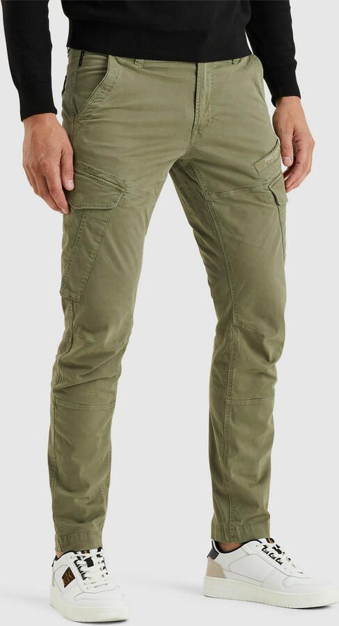 PME Legend Tapered fit cargobroek met labelprint model 'NORDROP' - Foto 11