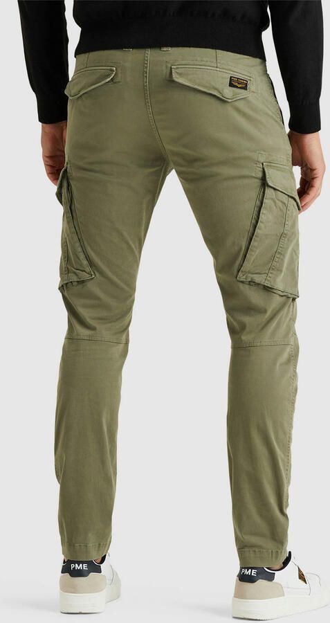 PME Legend Tapered fit cargobroek met labelprint model 'NORDROP' - Foto 12