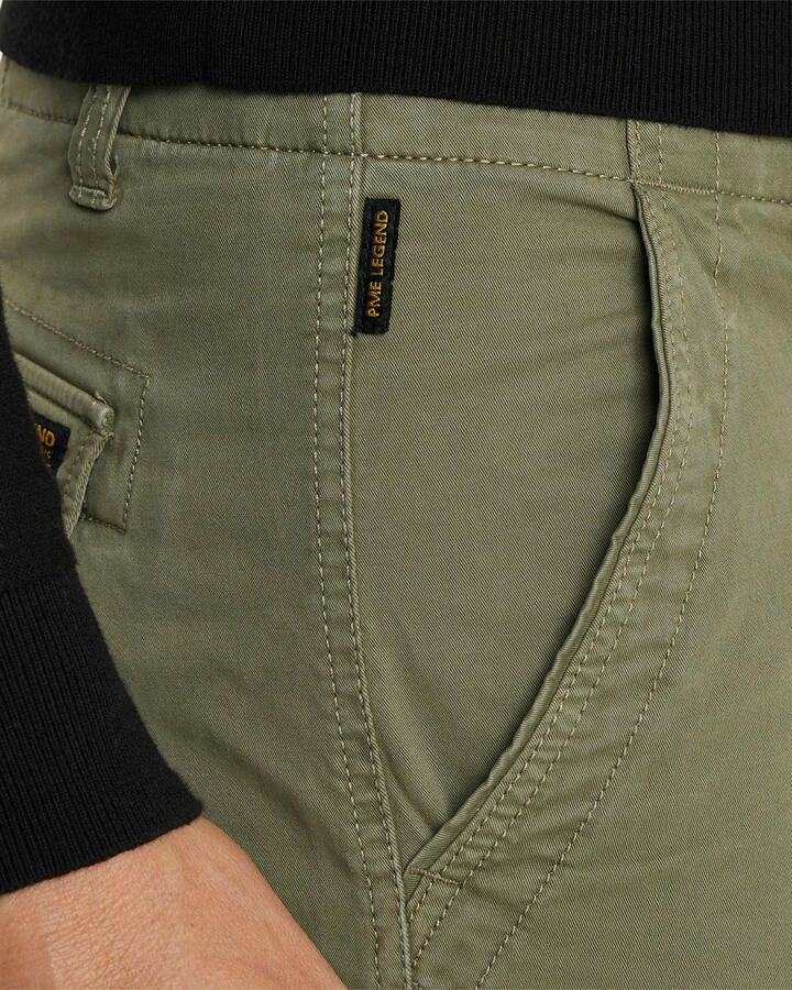 PME Legend Tapered fit cargobroek met labelprint model 'NORDROP' - Foto 7