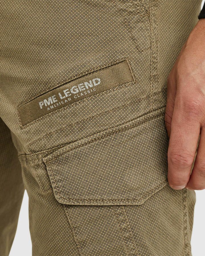 PME LEGEND Heren Broeken Nordrop Cargo Micro Aop Dessin Donkergroen - Foto 9
