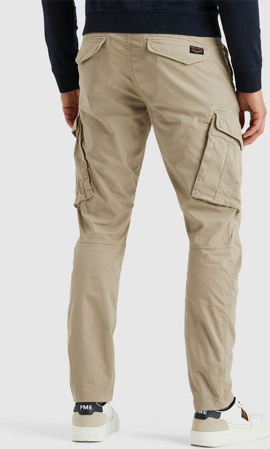 PME Legend Tapered fit cargobroek met labelprint model 'NORDROP' - Foto 8