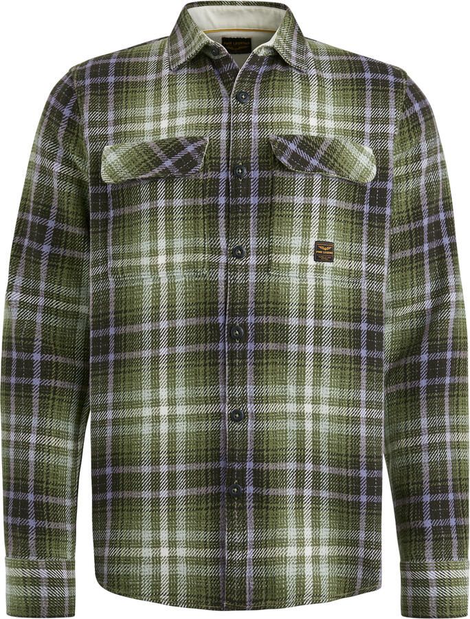 PME Legend Regular fit vrijetijdsoverhemd met paspelzakken op de borst - Foto 4