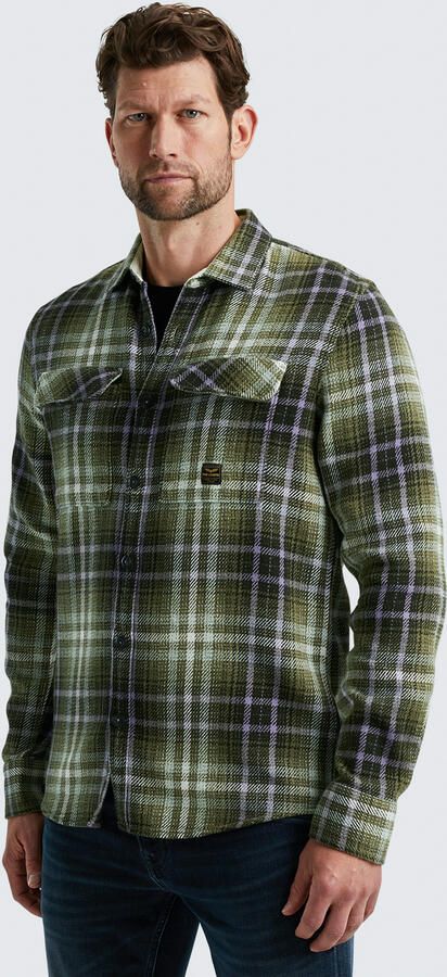 PME Legend Regular fit vrijetijdsoverhemd met paspelzakken op de borst - Foto 3