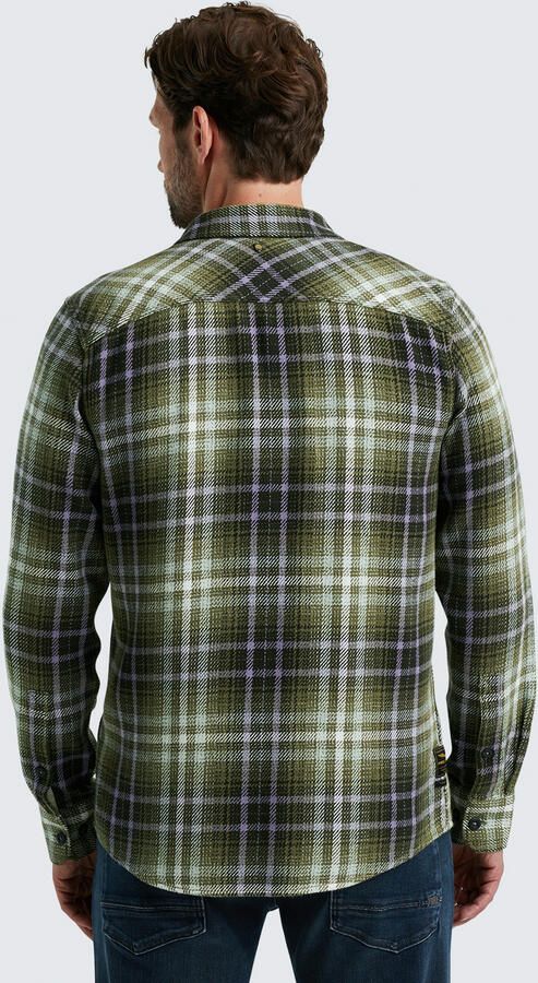 PME Legend Regular fit vrijetijdsoverhemd met paspelzakken op de borst