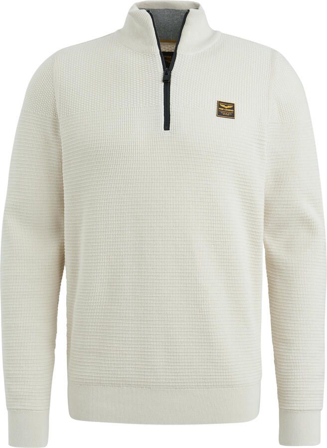 PME LEGEND Heren Truien & Vesten Half Zip Collar Cotton Mouline Zand - Foto 9