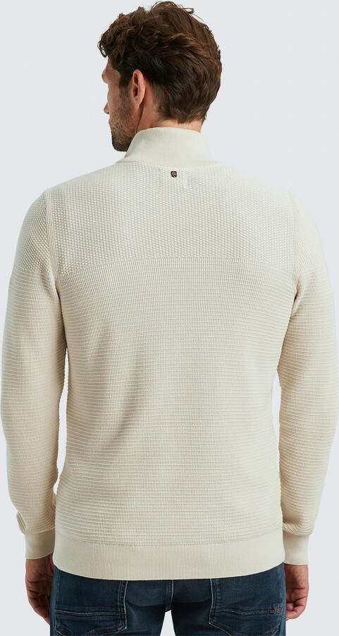 PME LEGEND Heren Truien & Vesten Half Zip Collar Cotton Mouline Zand - Foto 6