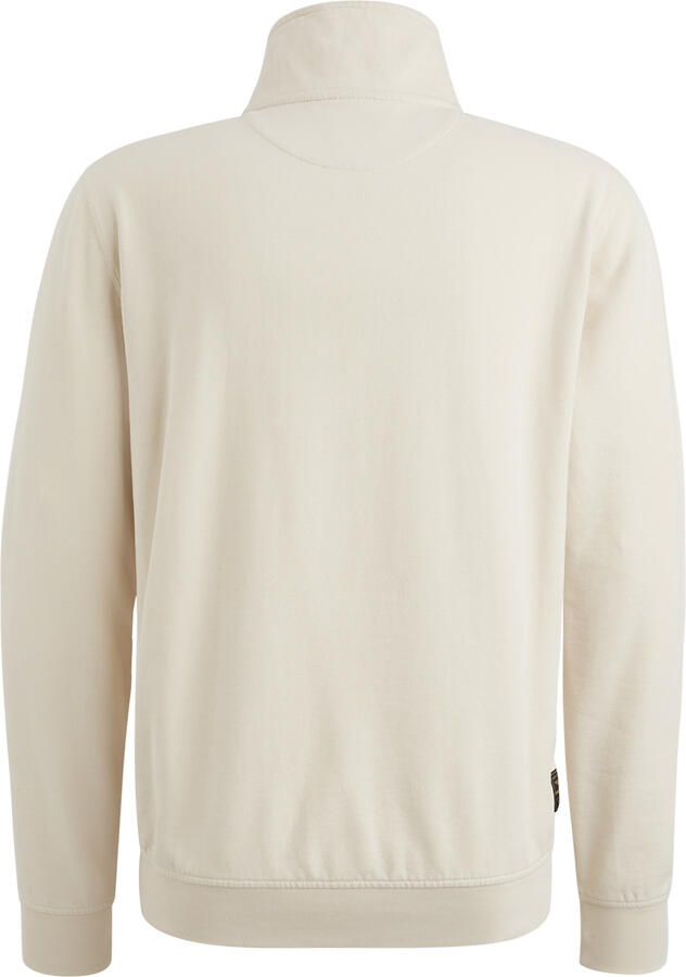PME Legend Geborsteld Terry Half Zip Pullover Beige Heren