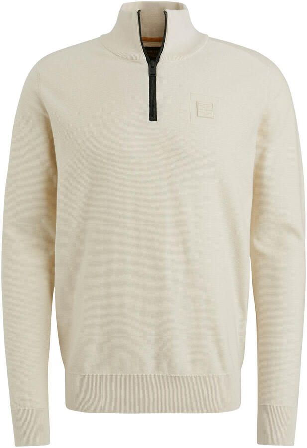PME LEGEND Heren Truien & Vesten Half Zip Collar Cotton Modal Beige - Foto 10