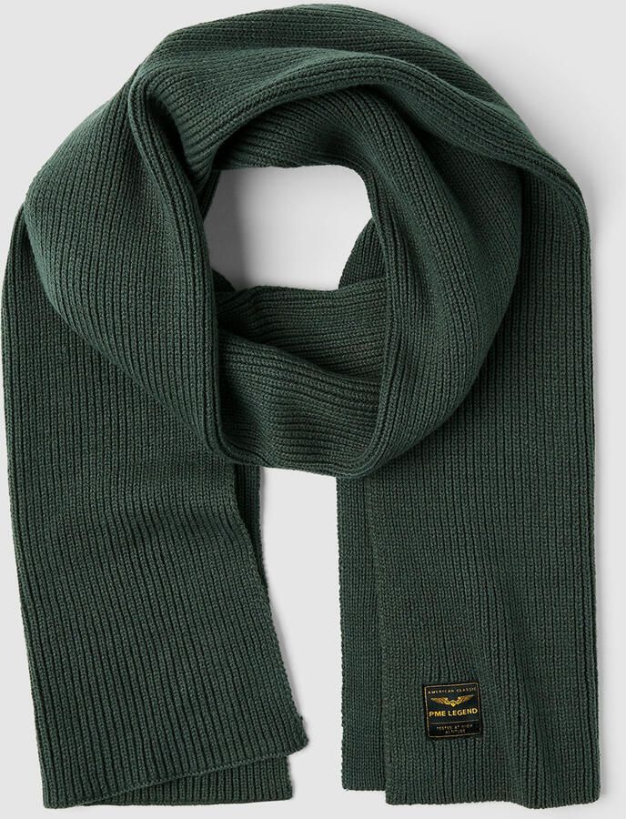PME Legend sjaal met logo donkergroen - Foto 2