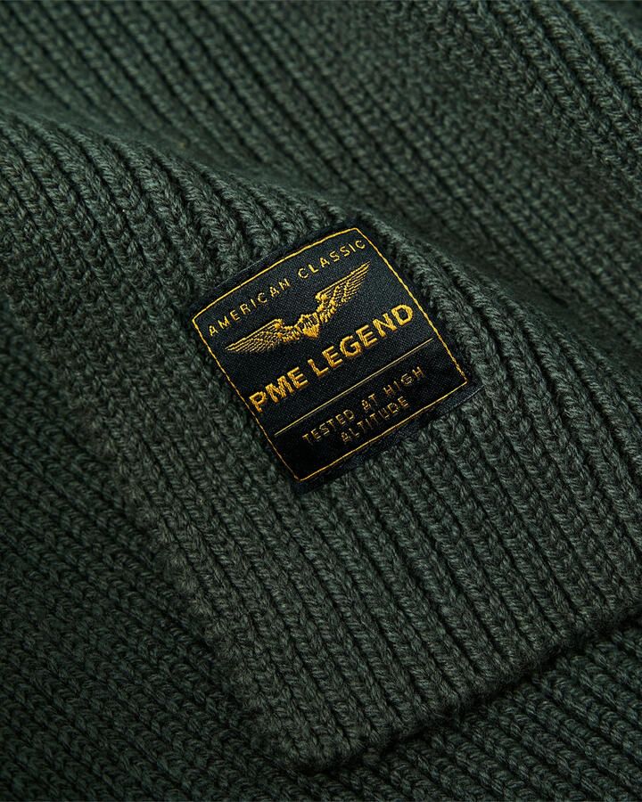 PME Legend sjaal met logo donkergroen