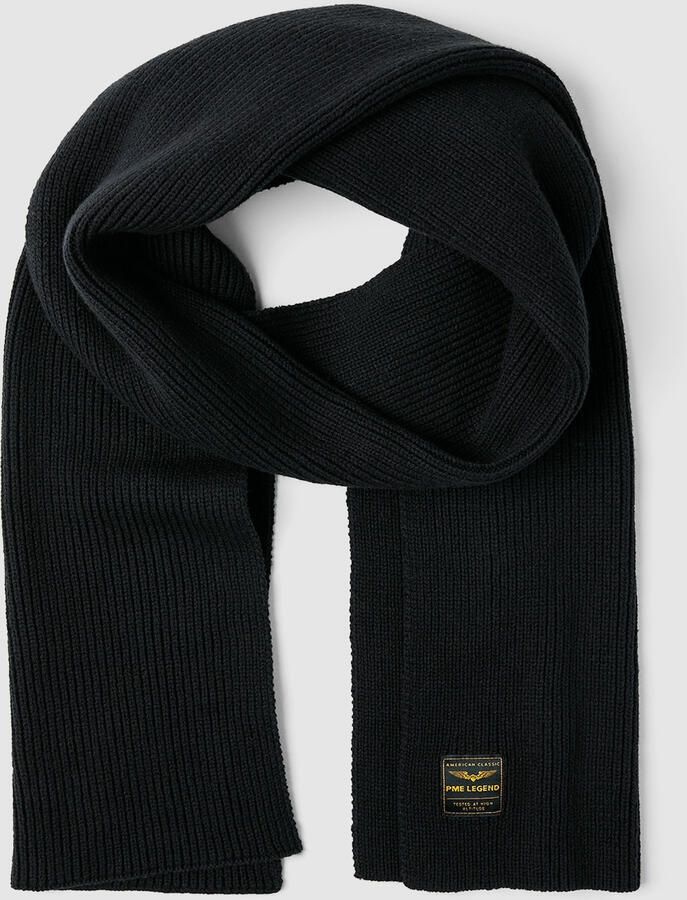 PME Legend Basis Shawl Sjaal Pac2410902 Black Heren - Foto 4