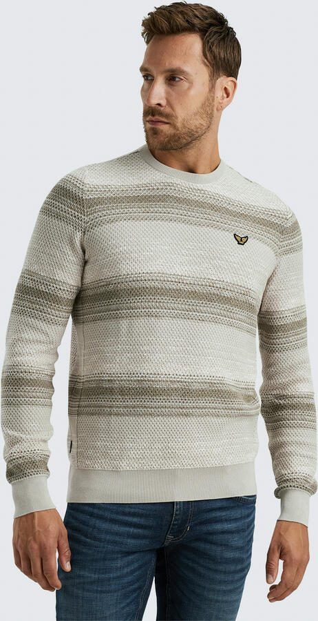 PME Legend Katoen Gradient R-Neck Pullover Multicolor Heren - Foto 4