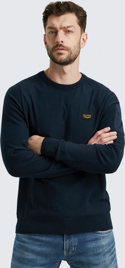 PME LEGEND Heren Truien & Vesten R-neck American Classic Buckley Knit Blauw - Foto 15