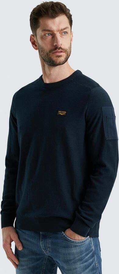 PME LEGEND Heren Truien & Vesten R-neck American Classic Buckley Knit Blauw - Foto 12