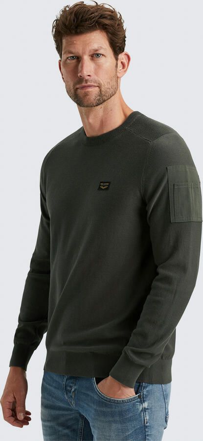 PME LEGEND Heren Truien & Vesten R-neck American Classic Buckley Knit Groen - Foto 13