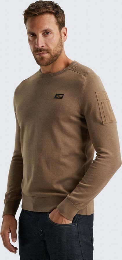PME LEGEND Heren Truien & Vesten R-neck American Classic Knit Bruin - Foto 5