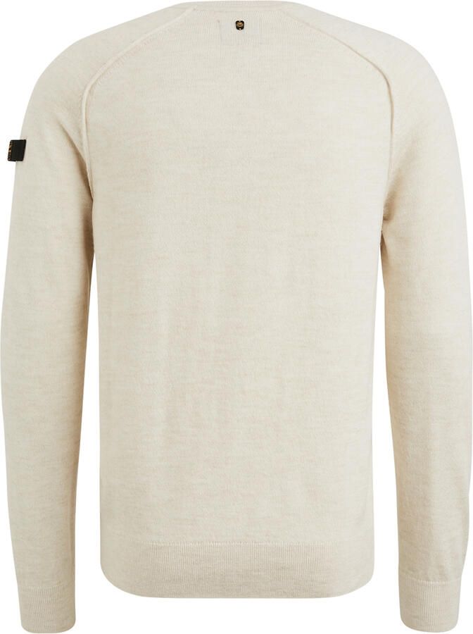 PME Legend R-neck soft blend pullover Beige Heren