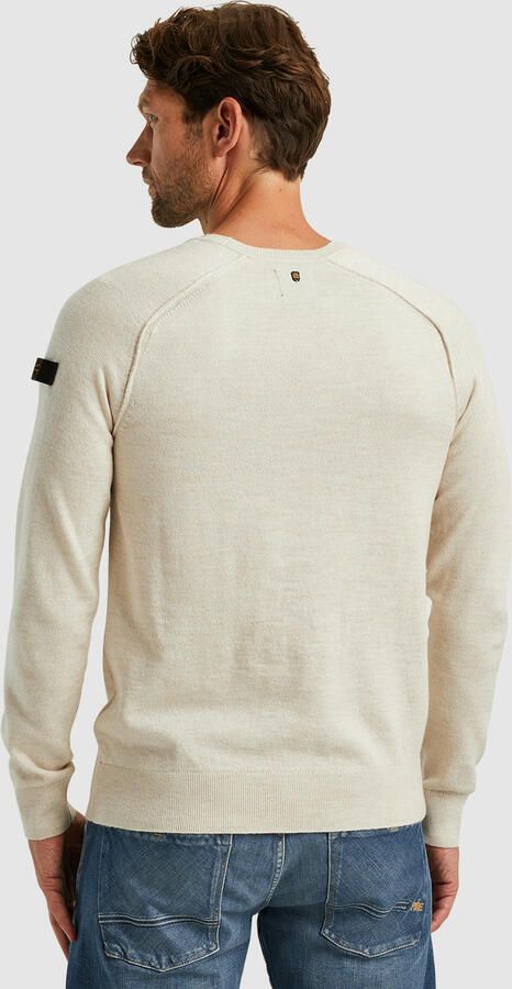 PME Legend R-neck soft blend pullover Beige Heren - Foto 2