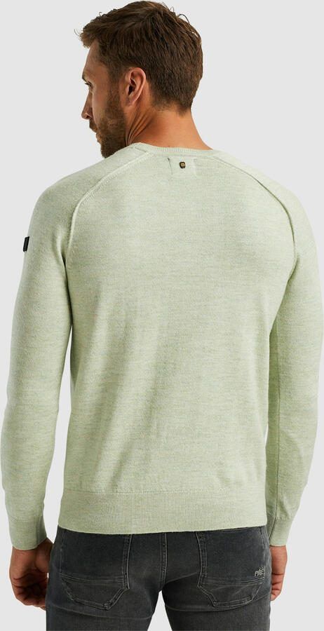 PME Legend R-neck Pullover Soft Blend Sweater Green Heren - Foto 2