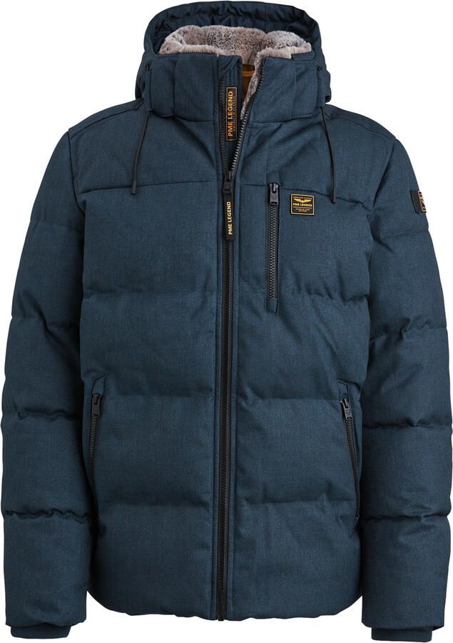 PME LEGEND Heren Jassen Semi Long Jacket Yetcraft Melange Twill Blauw - Foto 3