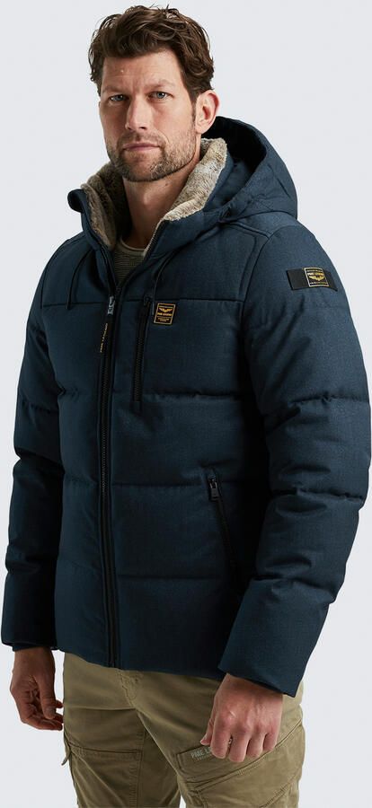 PME LEGEND Heren Jassen Semi Long Jacket Yetcraft Melange Twill Blauw - Foto 2