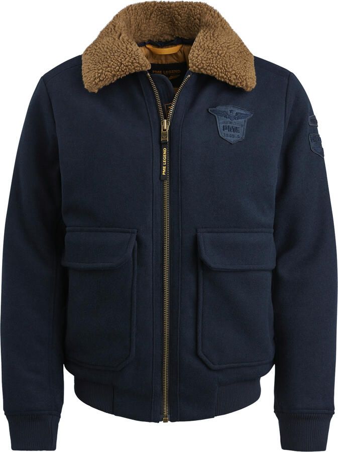 PME Legend Vluchtjack Yetlock Dense Wool Blue Heren - Foto 4